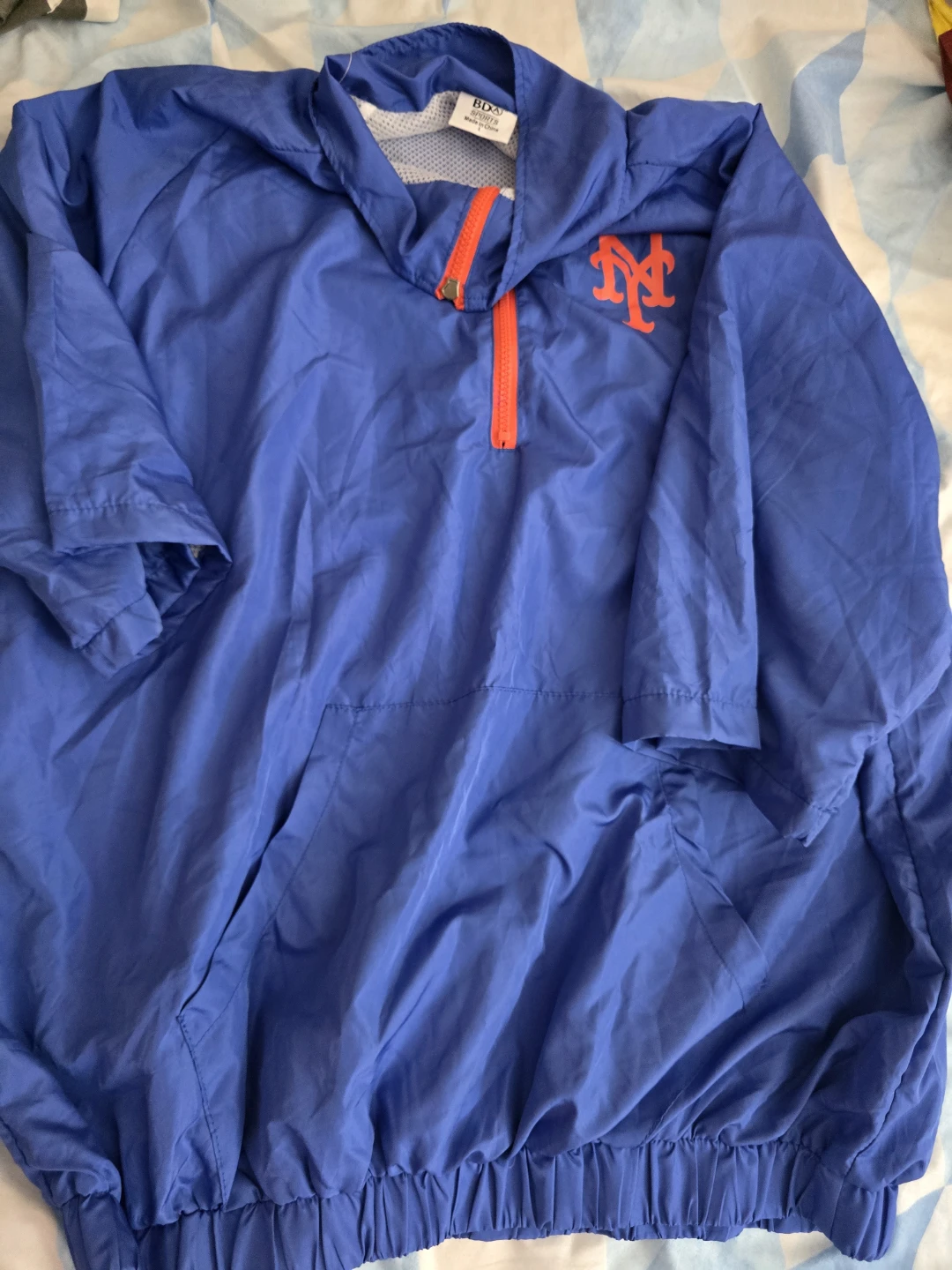 BDA Sports Pullover Jacket L Blue