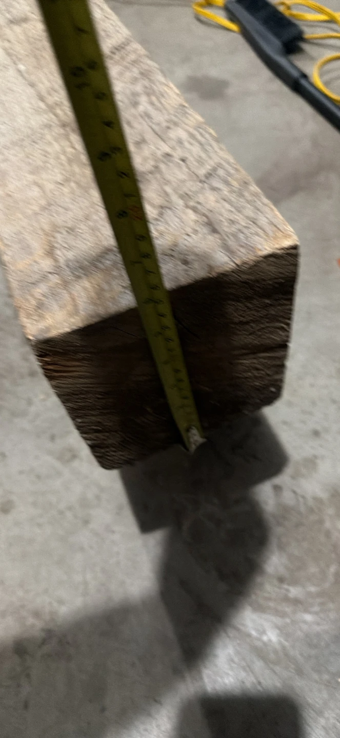 Rustic Reclaimed Wood Beam