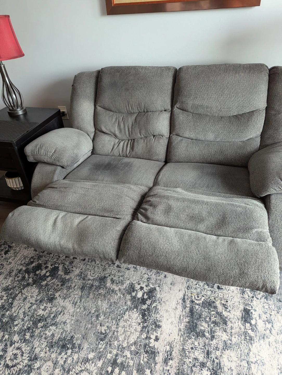 Reclining loveseat - photo 3