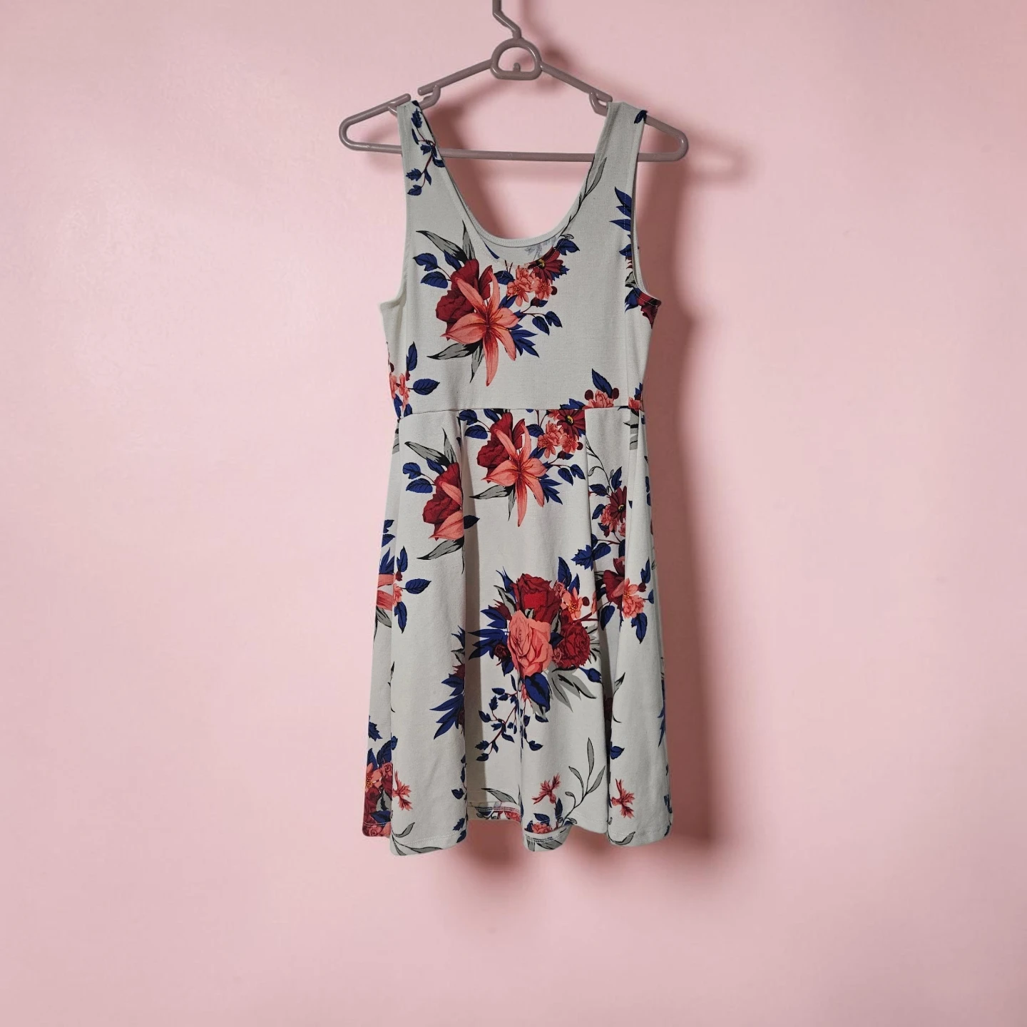 Floral Print Sleeveless Dress