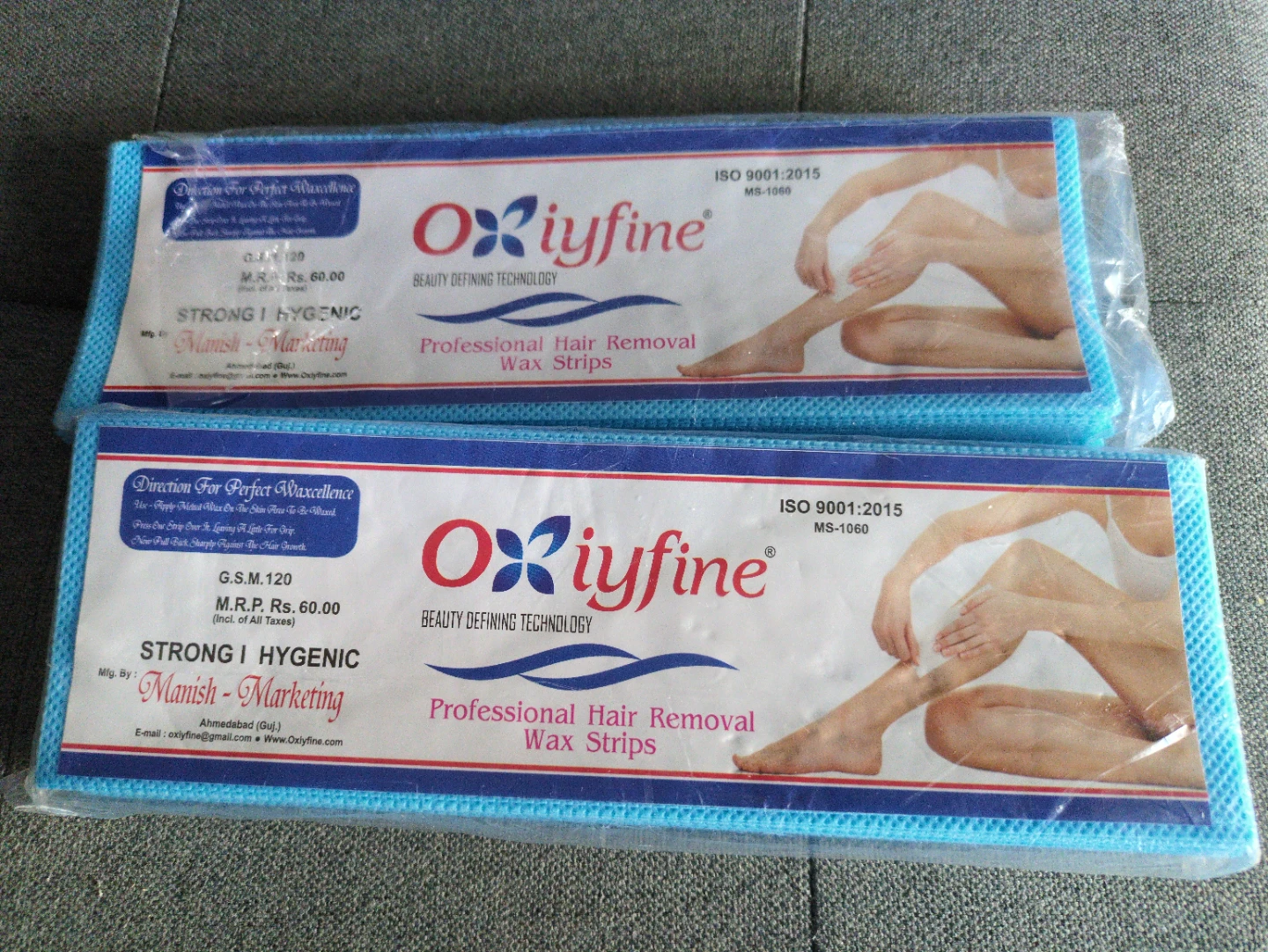 Oxiyfine Professional Hair Removal Wax Strips