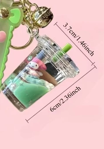 Cute Drink Charm Keychain - photo 5