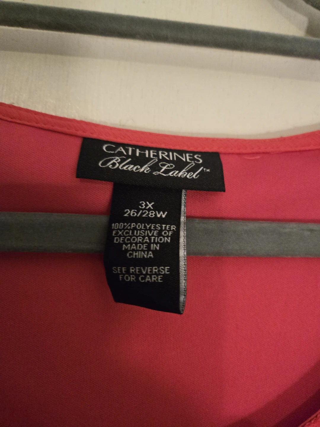 Catherines Black Label Red Blouse 3X - photo 2