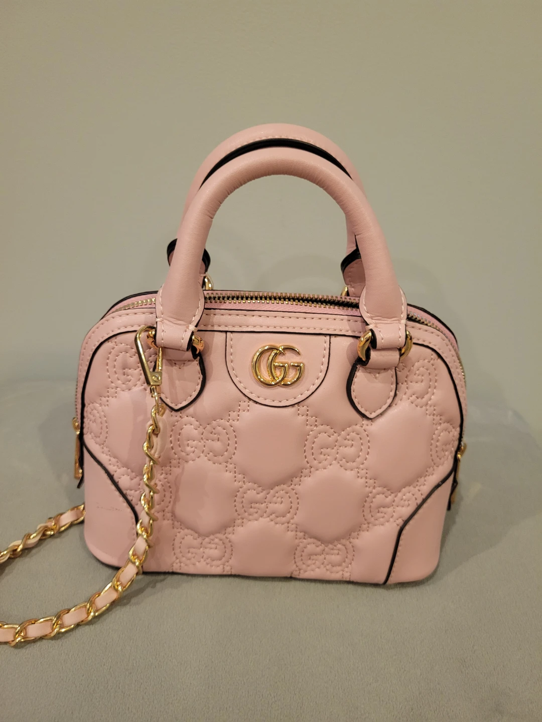 Gucci GG Matelasse Pink Mini Bag