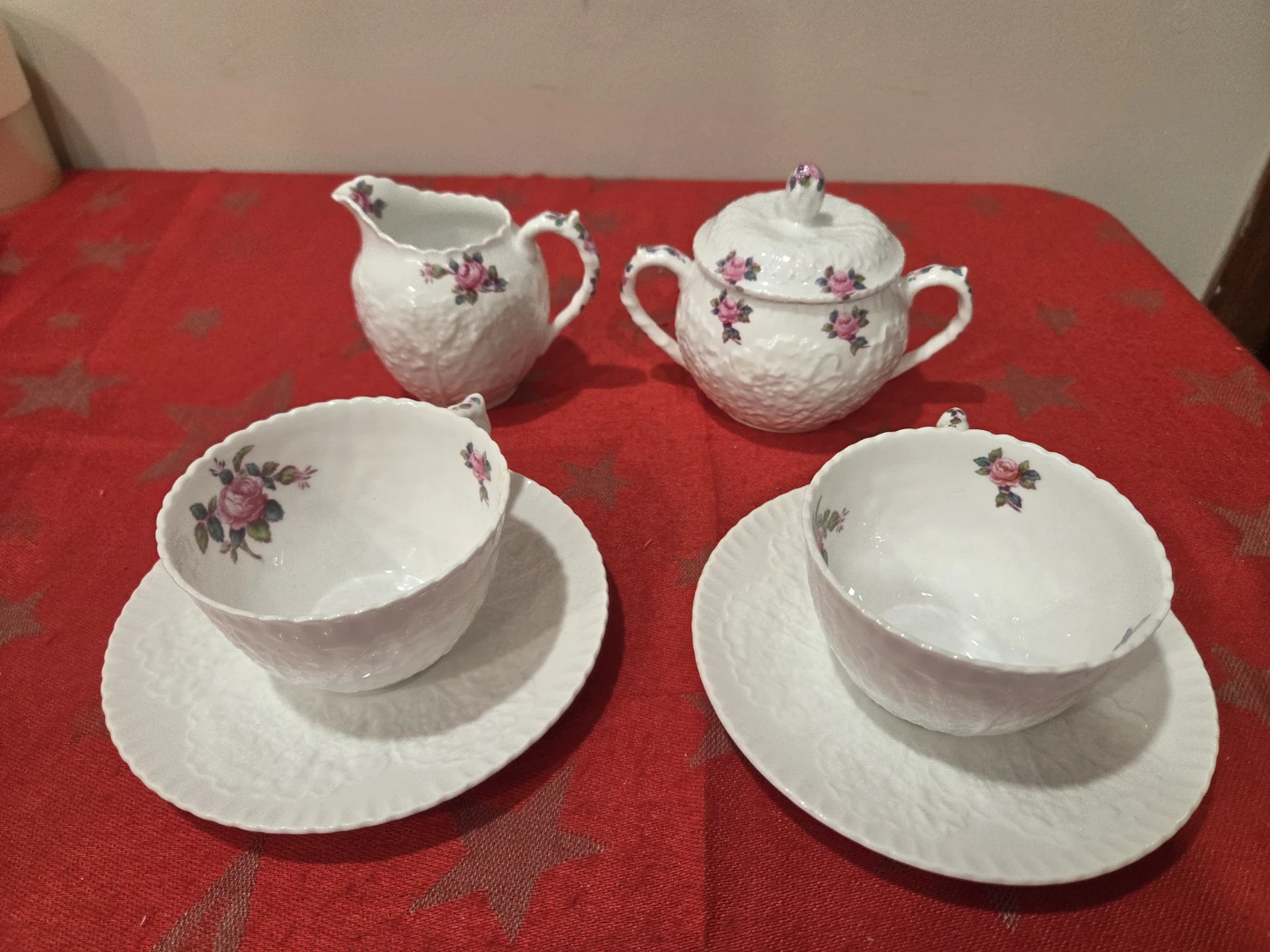 Vintage Spode Bridal Rose Set, $35 for all