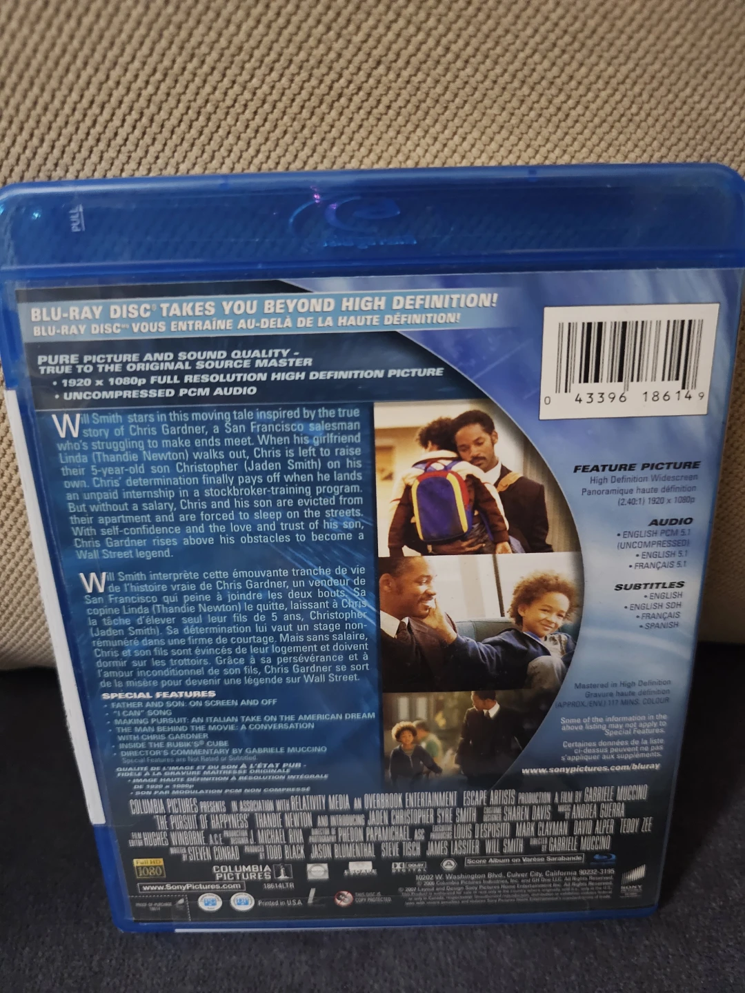 The Pursuit of Happyness Blu-ray - photo 2