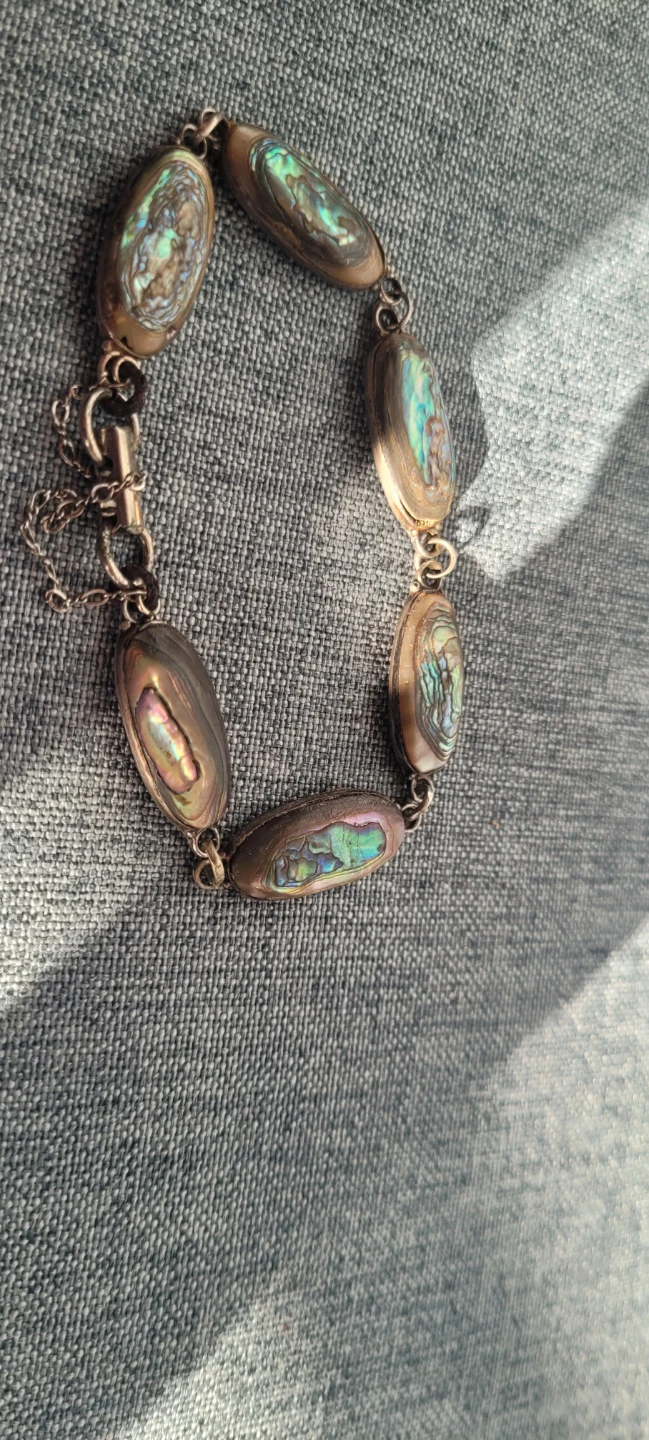 Sterling Silver Abalone Bracelet