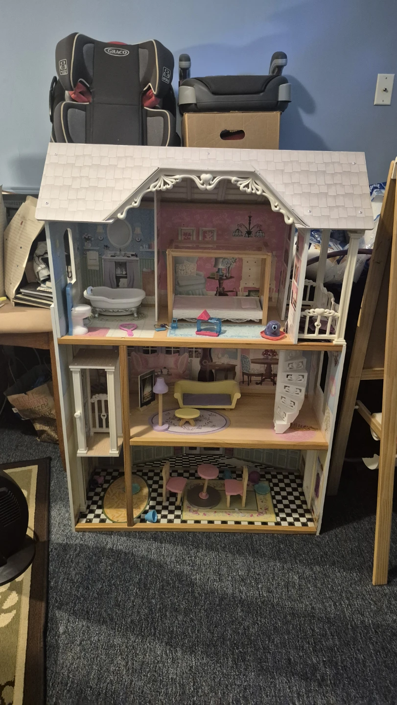 KidKraft Wooden Dollhouse with Furniture - photo 2