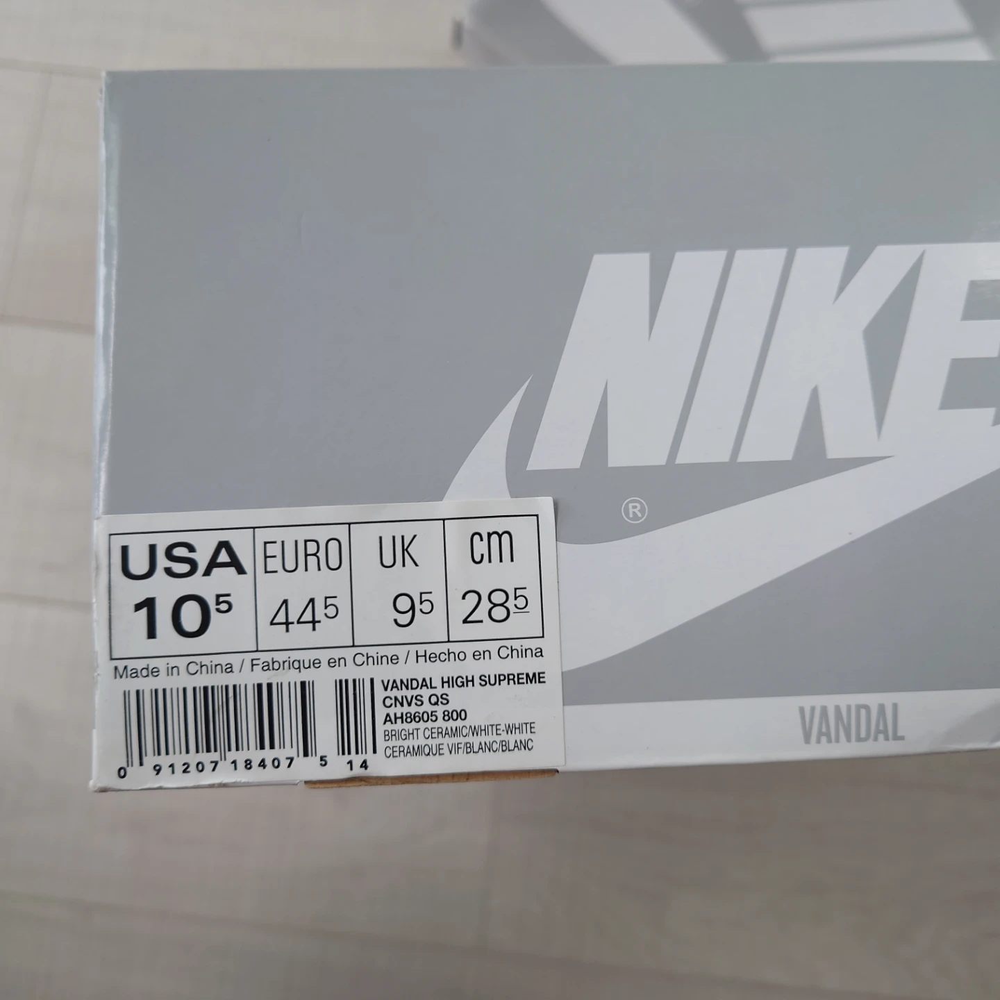 Nike Vandal High Supreme CNVS QS Orange - photo 2