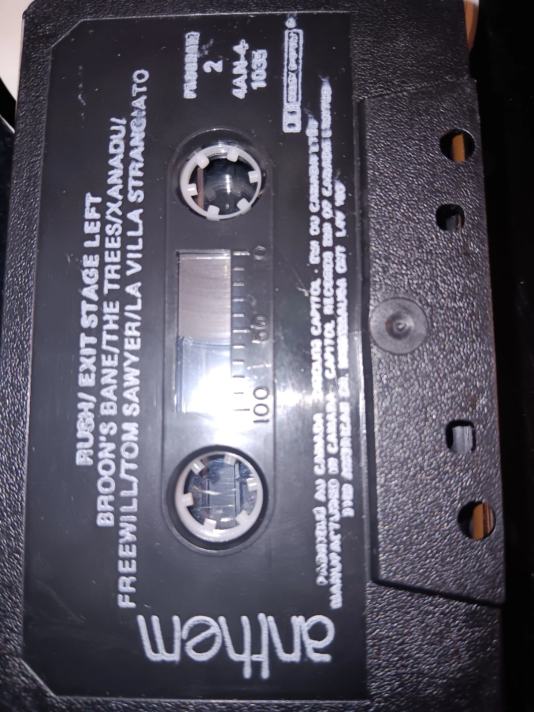 Rush - Exit Stage Left Cassette Tape - photo 4