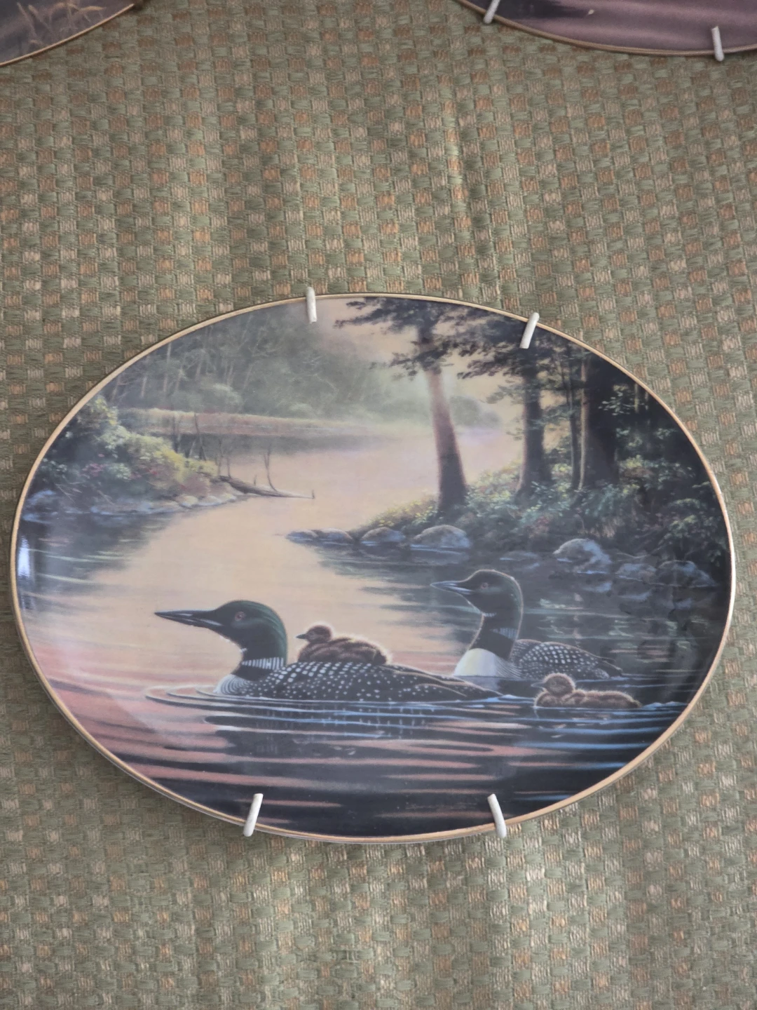 Set of 3 Bruce Langton Loon Collector Plates - photo 2
