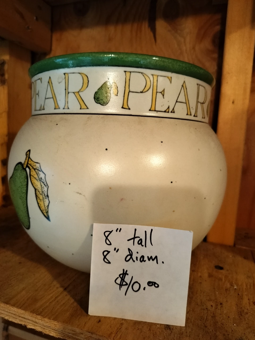 Pear Design Ceramic Pot