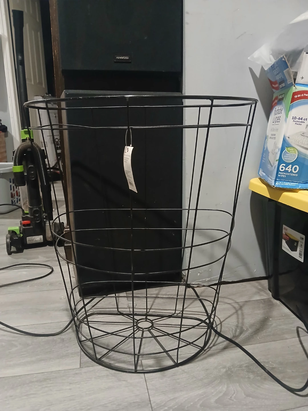 Room Essentials Black Wire Hamper