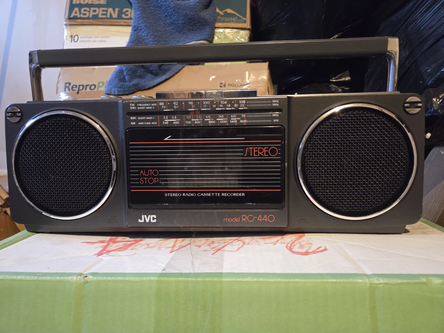 JVC RC-440 Stereo Radio Cassette Recorder