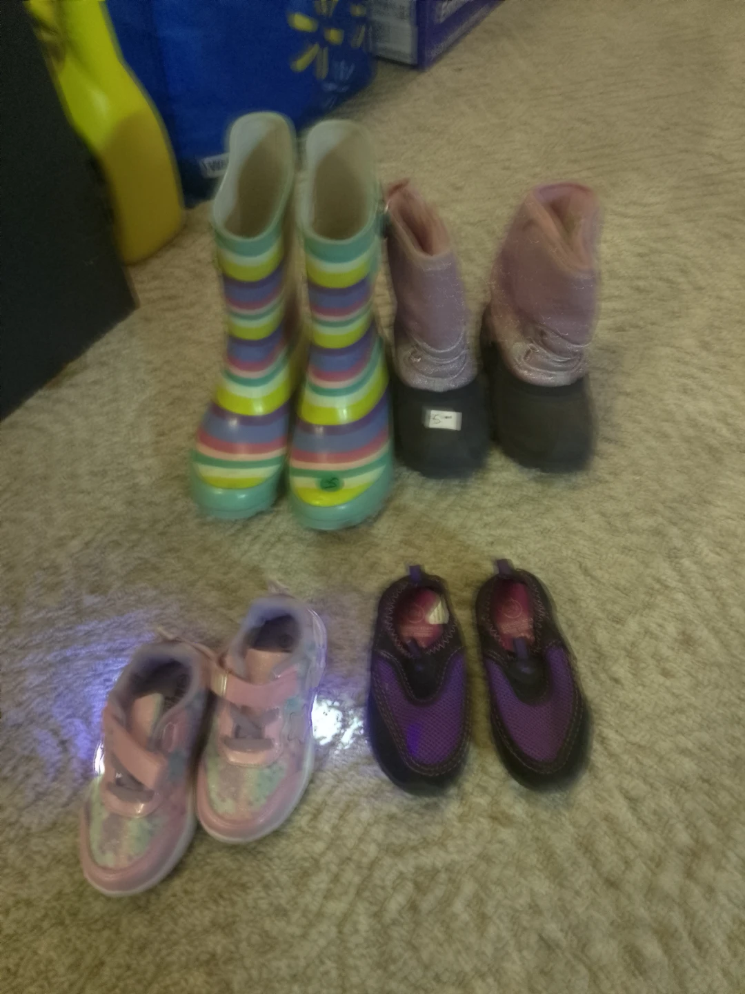 Various Children's Footwear Selection