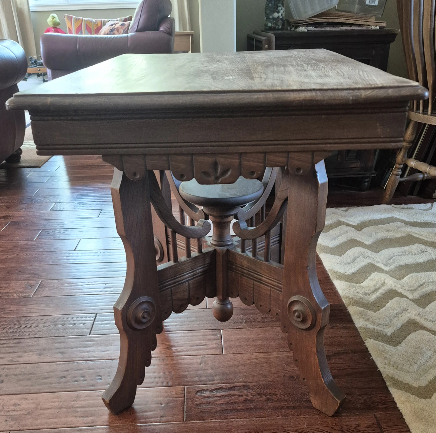 Vintage Wooden Accent Table - photo 3