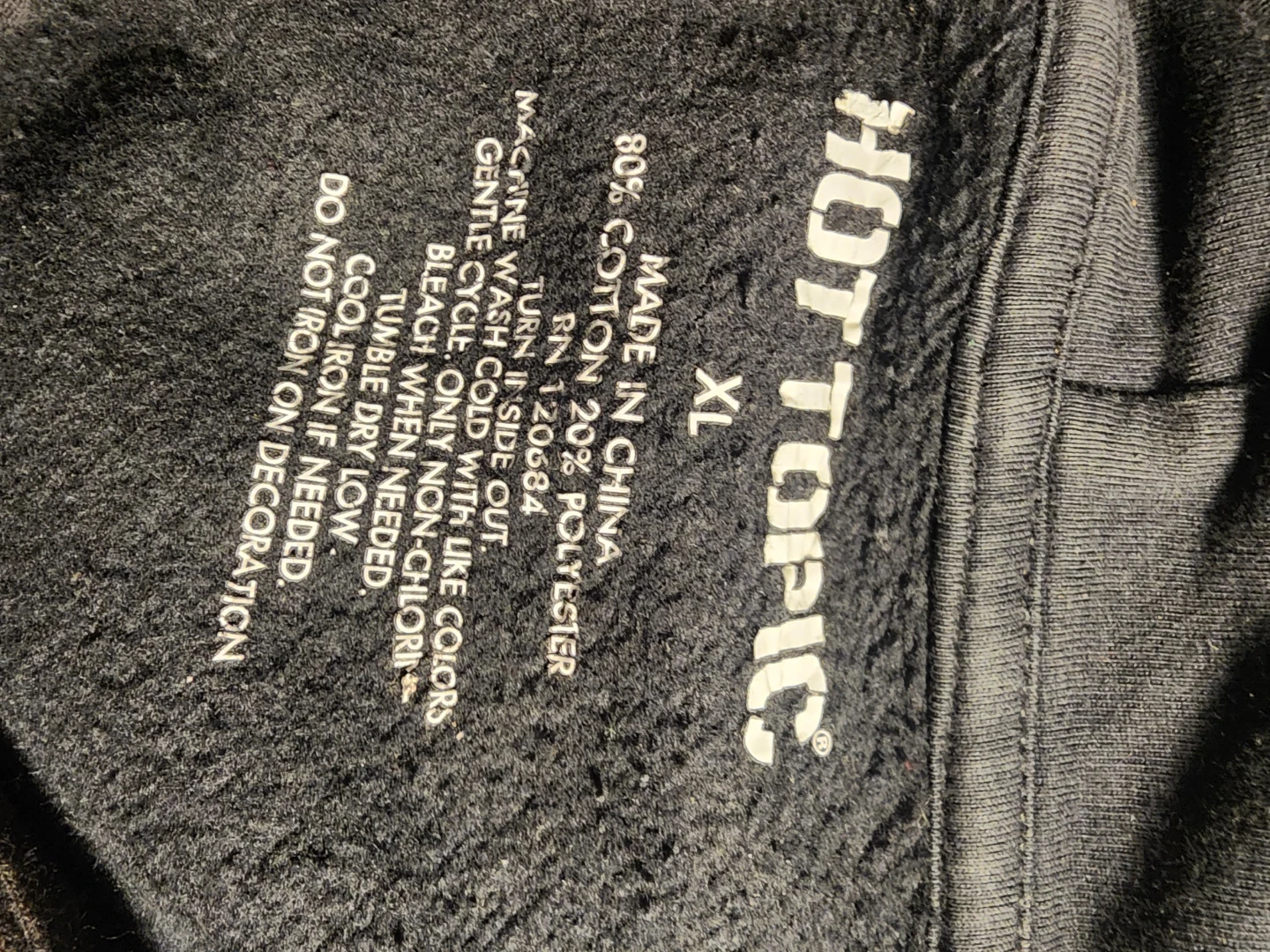 Hot Topic Acid Wash Hoodie - photo 2