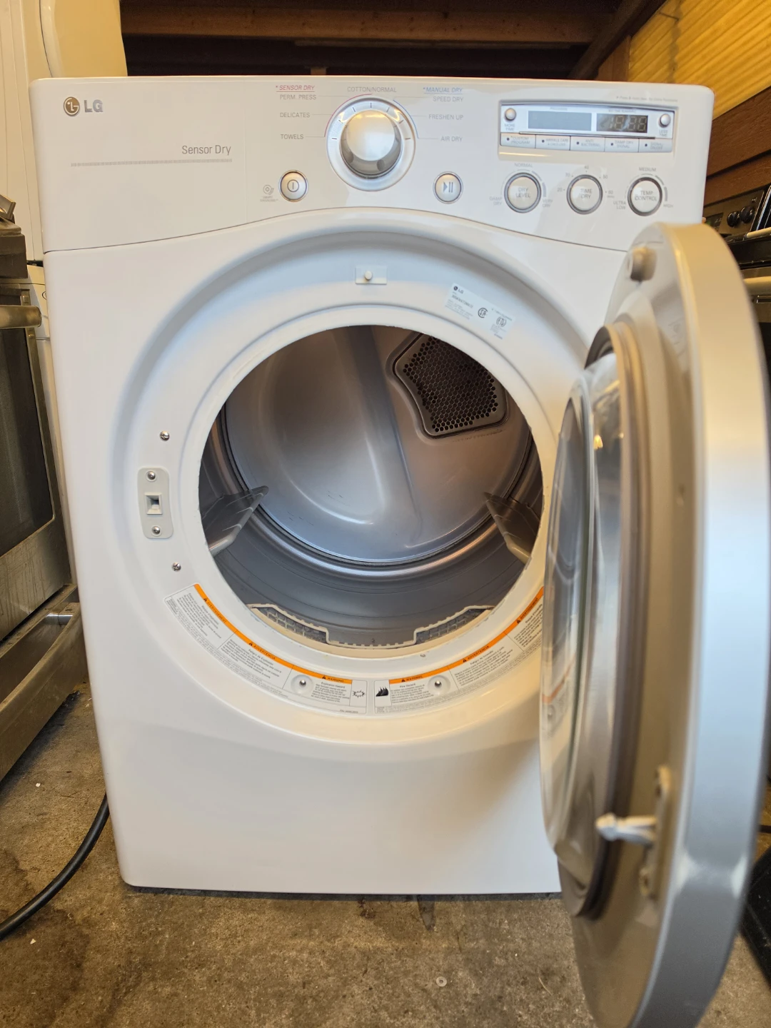 Delivery Available - LG Sensor Dry Front Load Electric Dryer