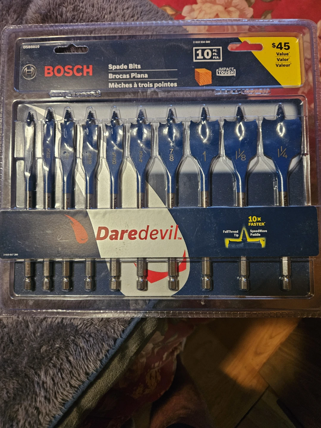 Spade Bit Set
