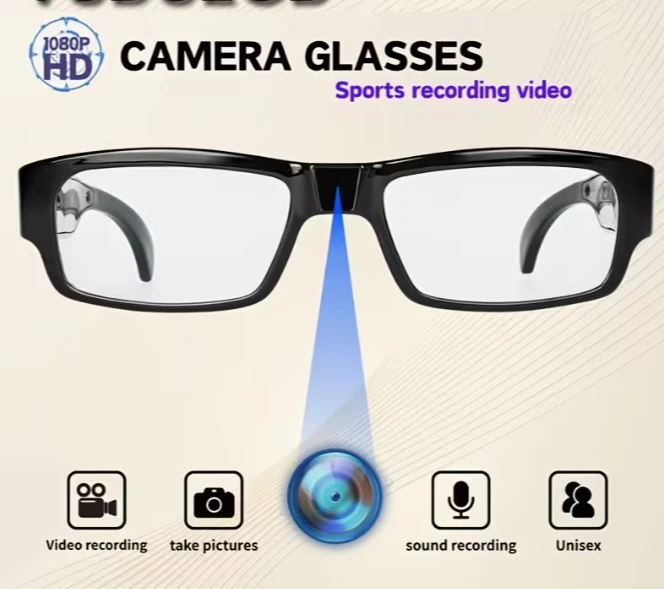 HD recording glass camera * new *record or take pictures