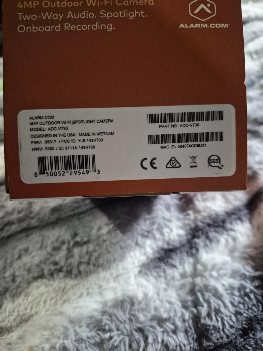 Alarm.com ADC-V730 4MP Outdoor Wi-Fi Camera - photo 3