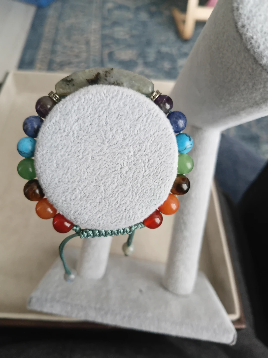 Chakra Stone Beaded Bracelet - photo 3