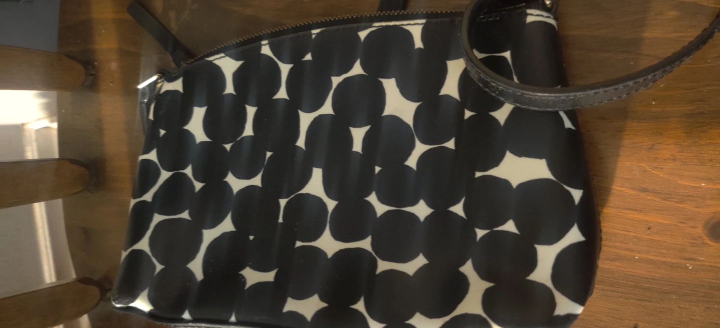Kate Spade black and white patterned crossbody bag - photo 3