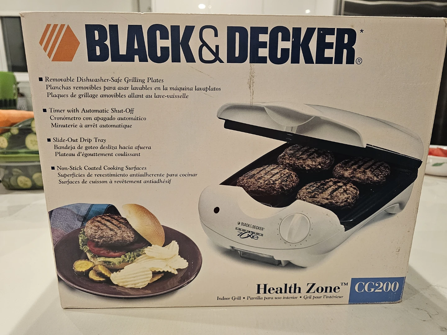 Black & Decker Health Zone Indoor Grill CG200