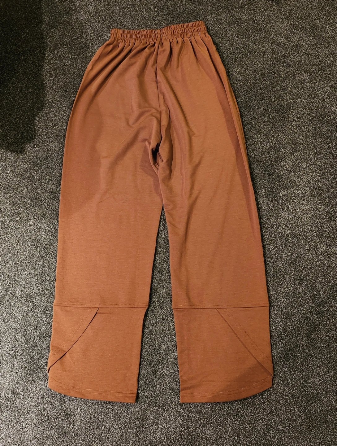 Rust-coloured Wide-Leg Pants - photo 2