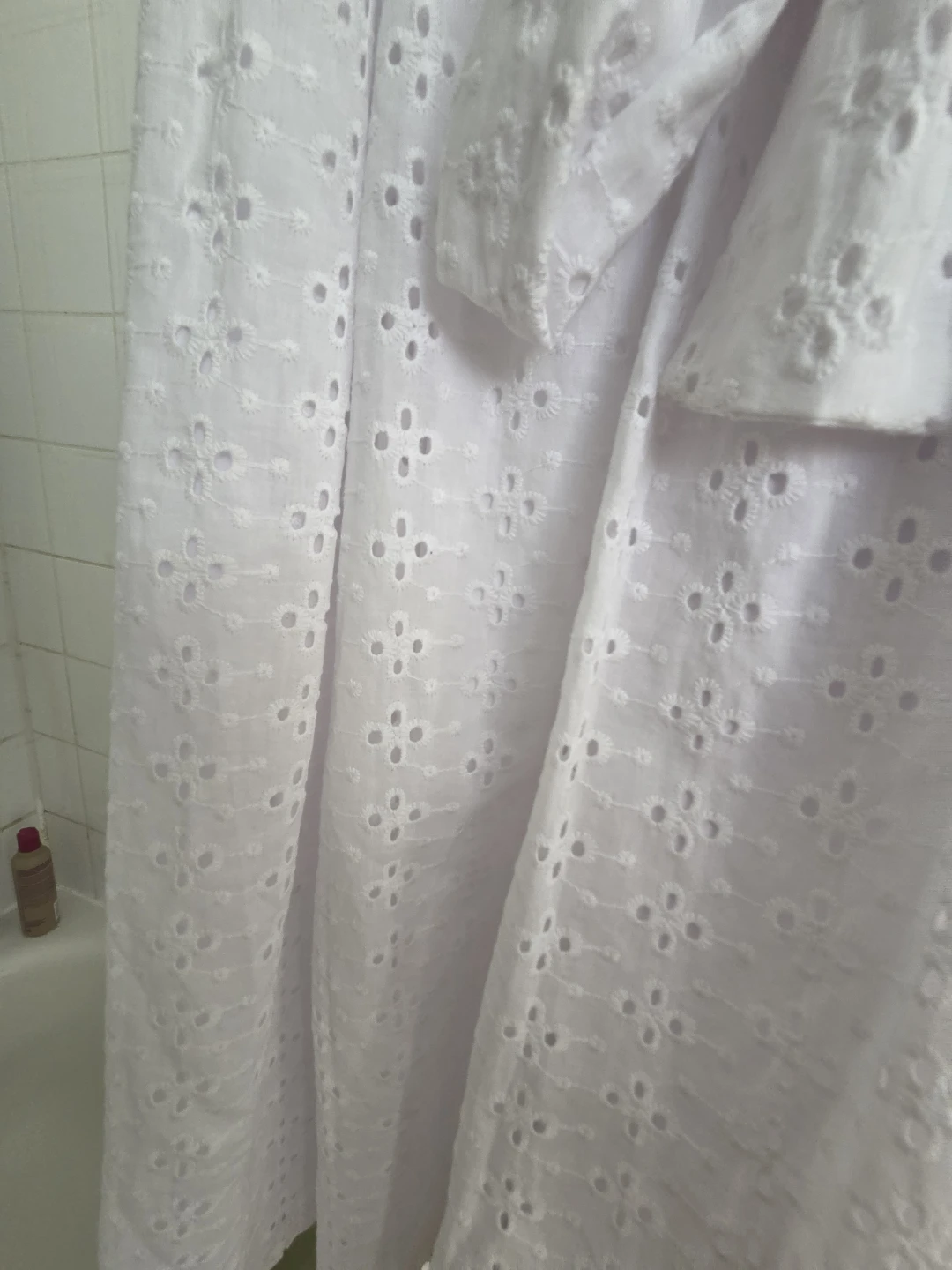 Tommy Hilfiger White Eyelet Shirt Dress - photo 2