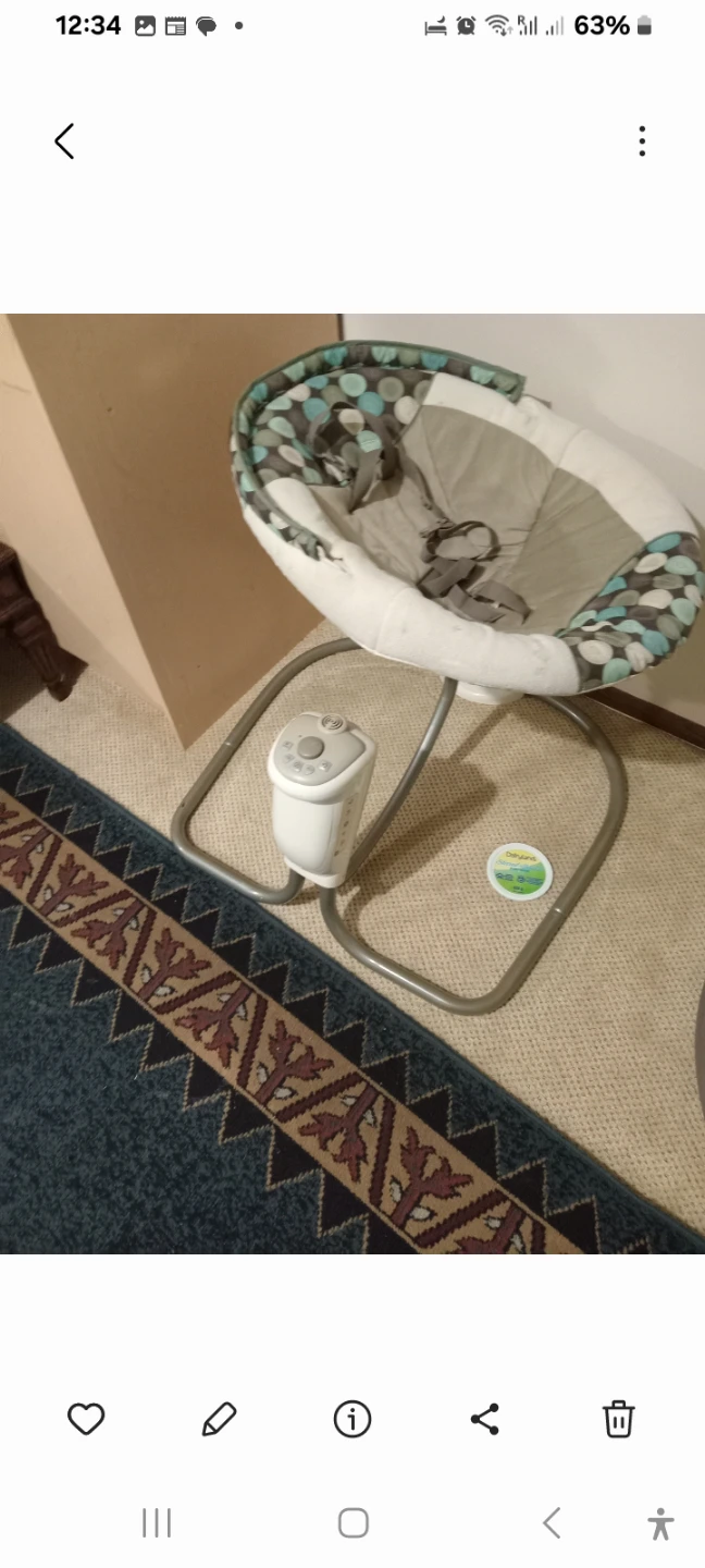 Graco Sweet Snuggle LX Baby Swing - photo 2