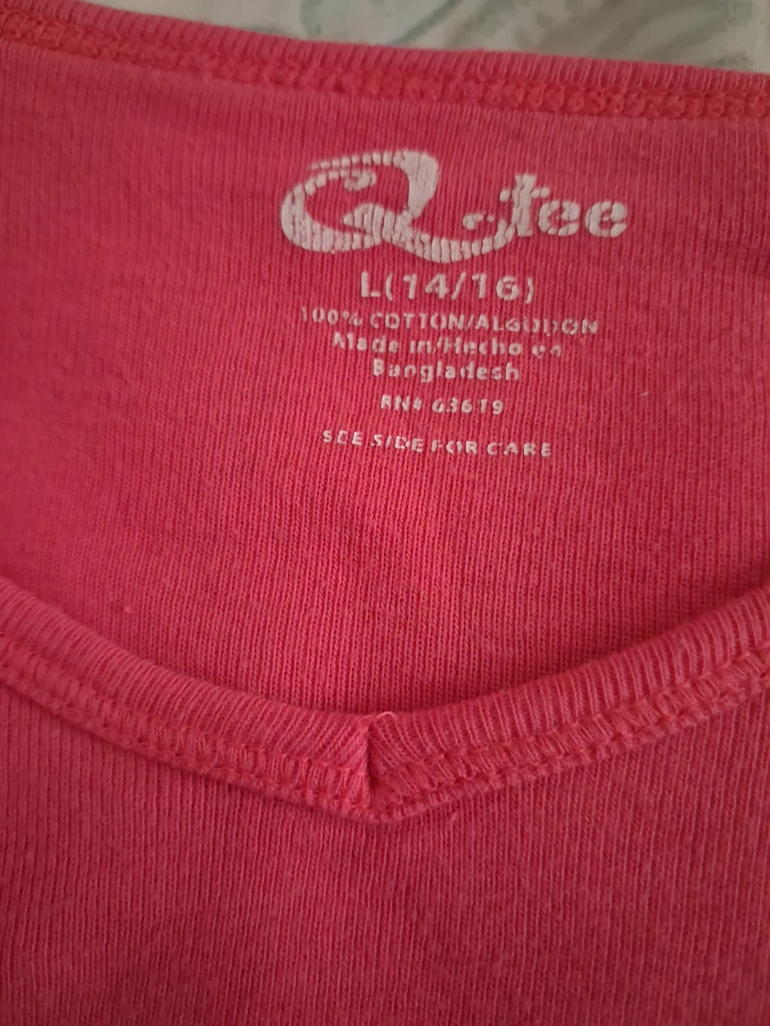 Q-tee Pink Long Sleeve Shirt - photo 2