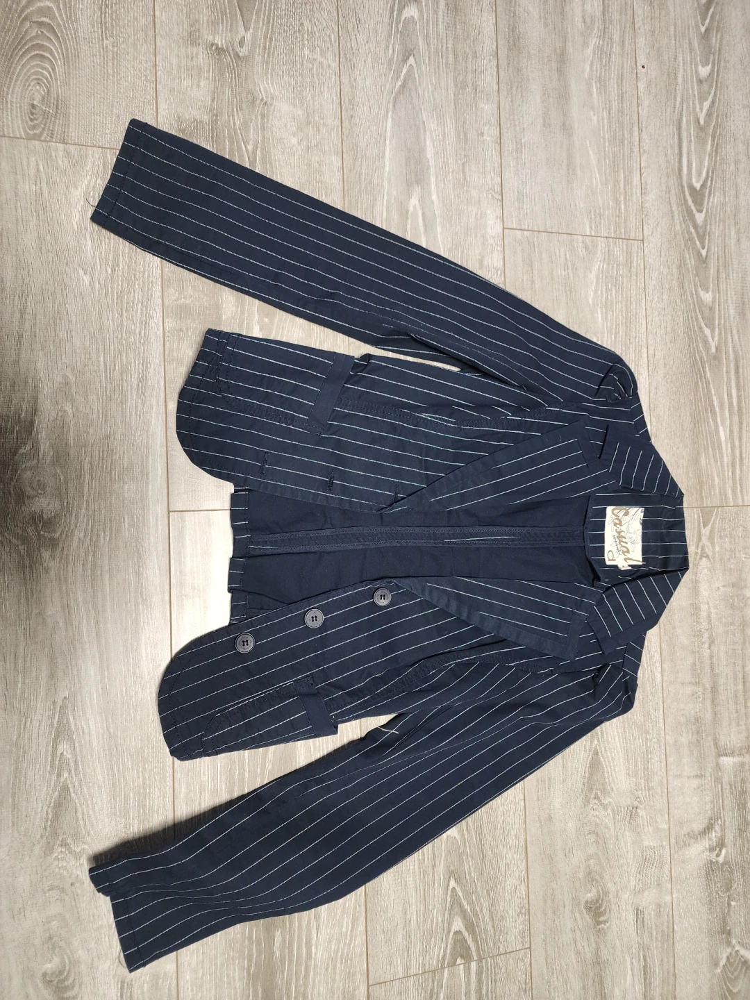 Dynamite Pinstripe Blazer