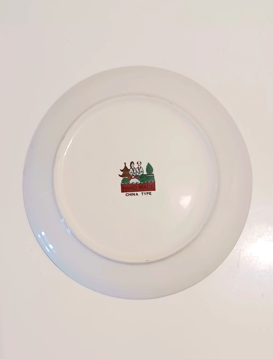 Vtg. Chinese SAJI Handmade Decorative Plate - photo 3