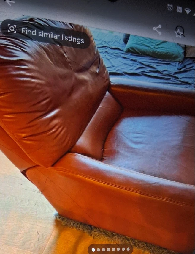 Brown Leather Recliner Chair