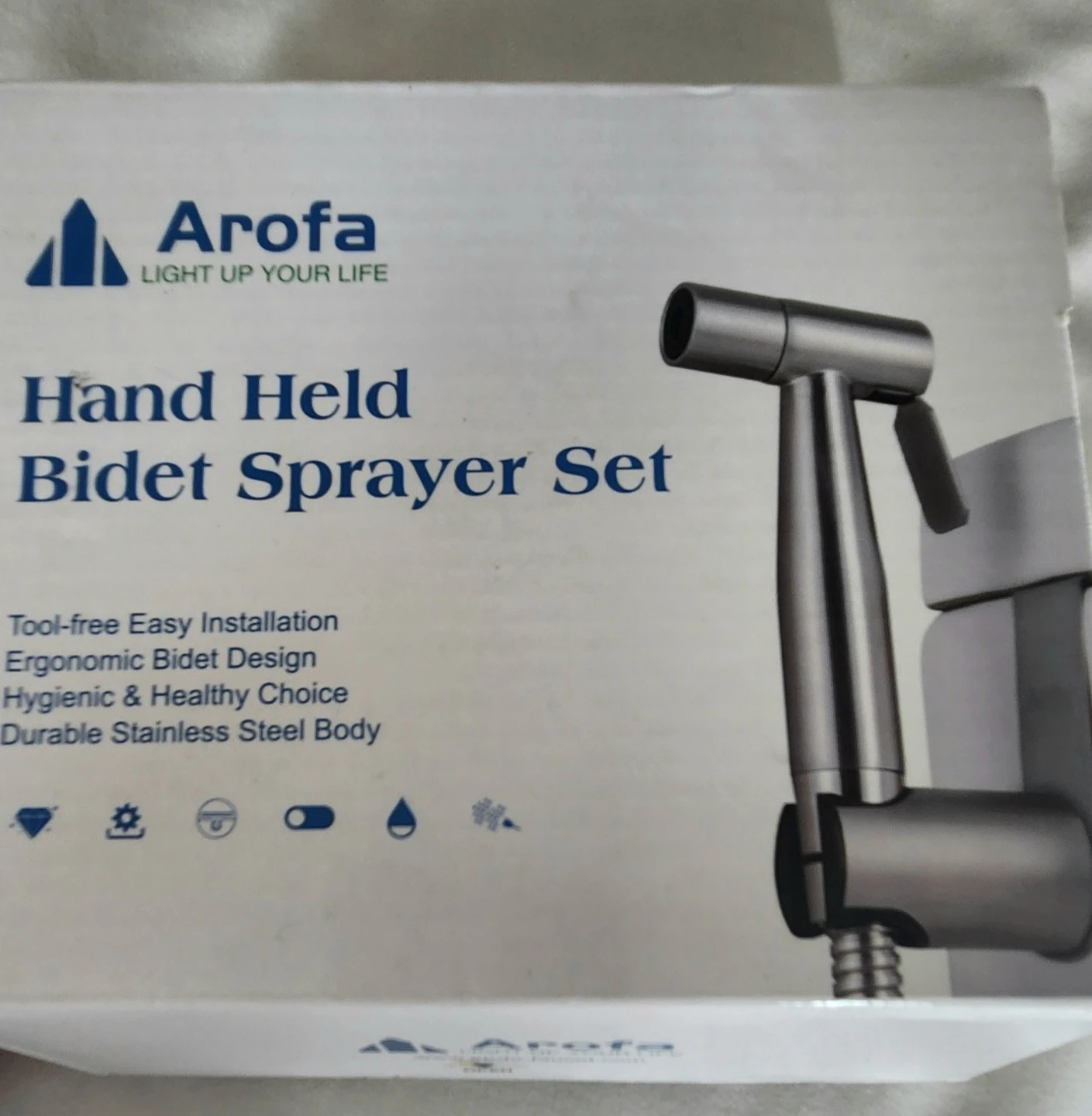 Arofa Hand Held Bidet Sprayer Set