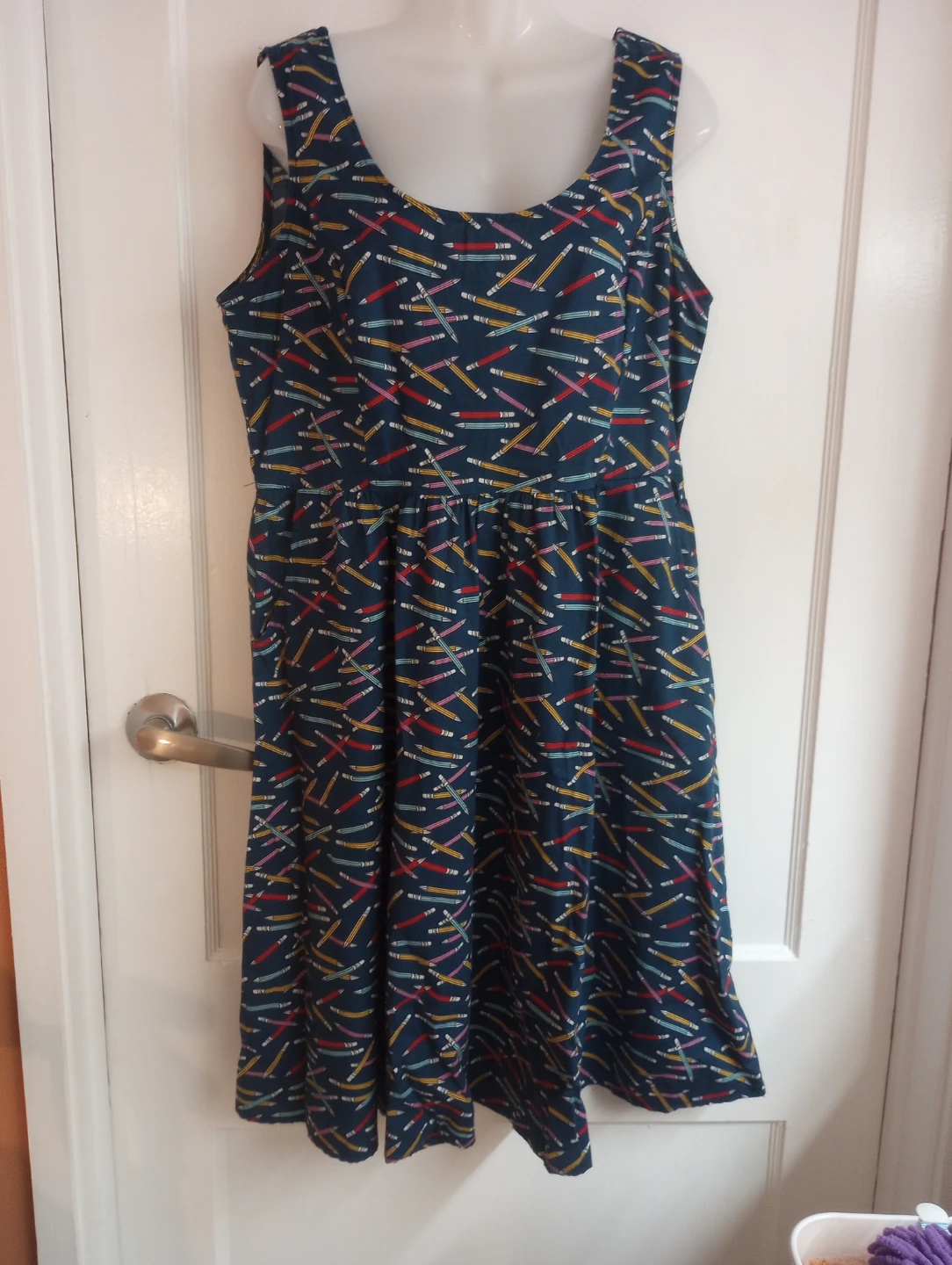 Damzels Pencil Print Sundress