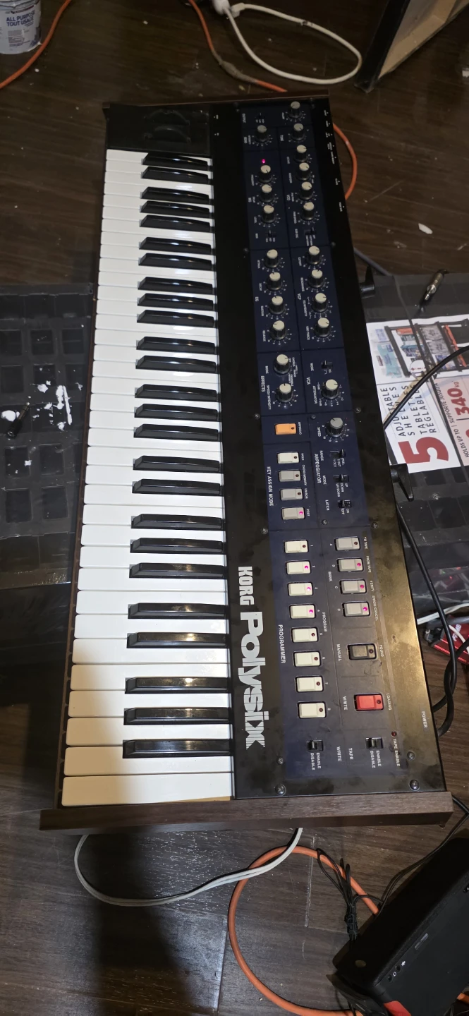 KORG Polysix 61-Key 6-Voice Analog Synthesizer Vintage Japan - photo 2