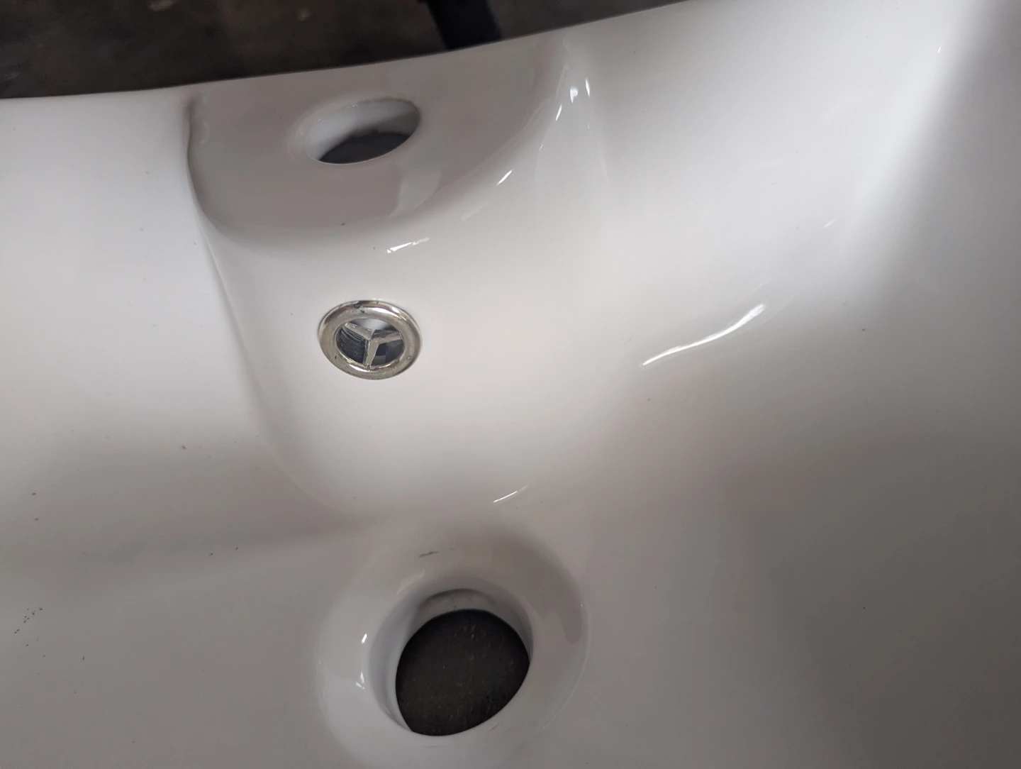 White Bathroom Vanity Sink Basin - photo 2