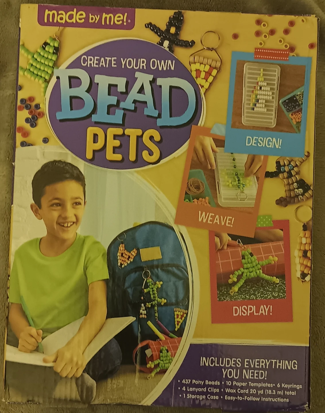 Made By Me Bead Pets Kit NEW SEALED