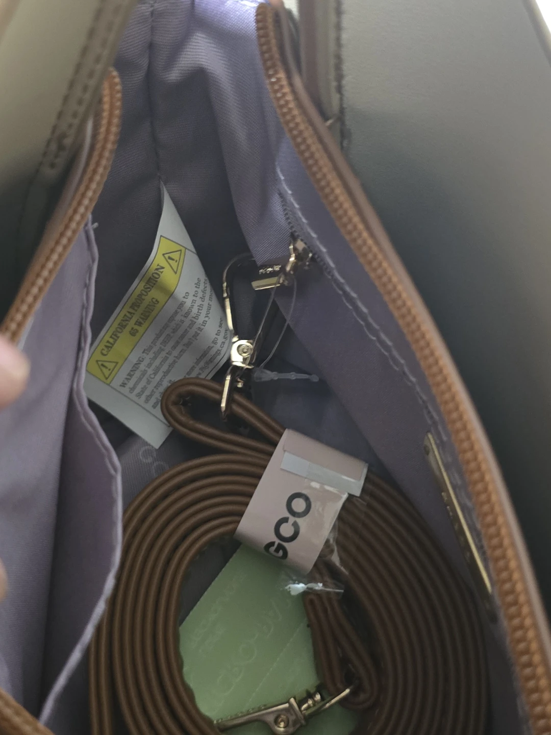 BAGCO Structured Medium Satchel Bag with Crossbody Strap - photo 4