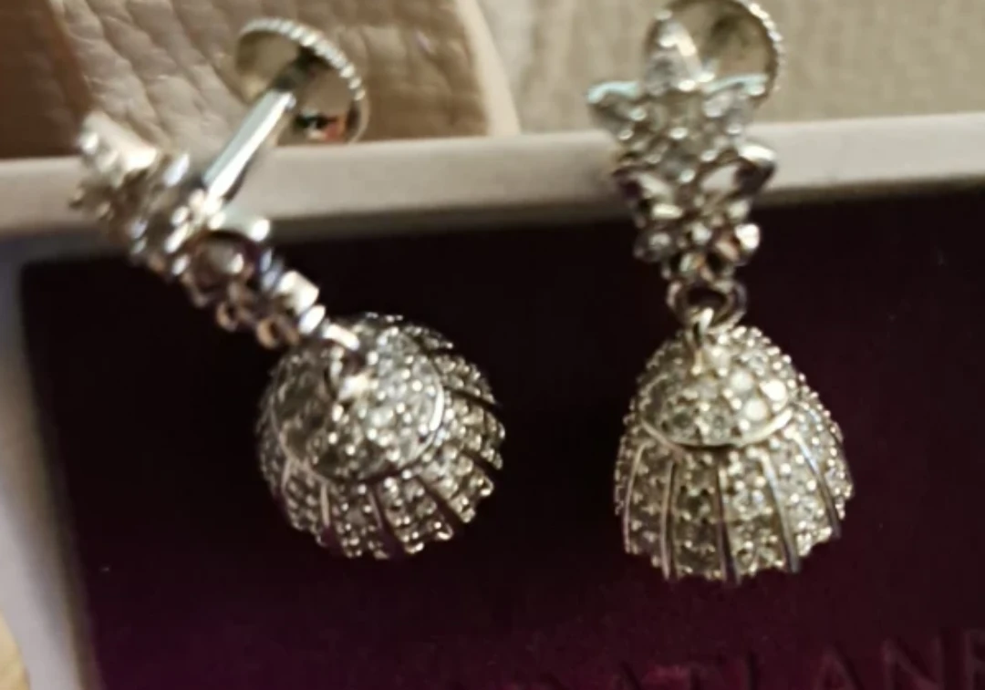 925 Silver Jhumka Earrings