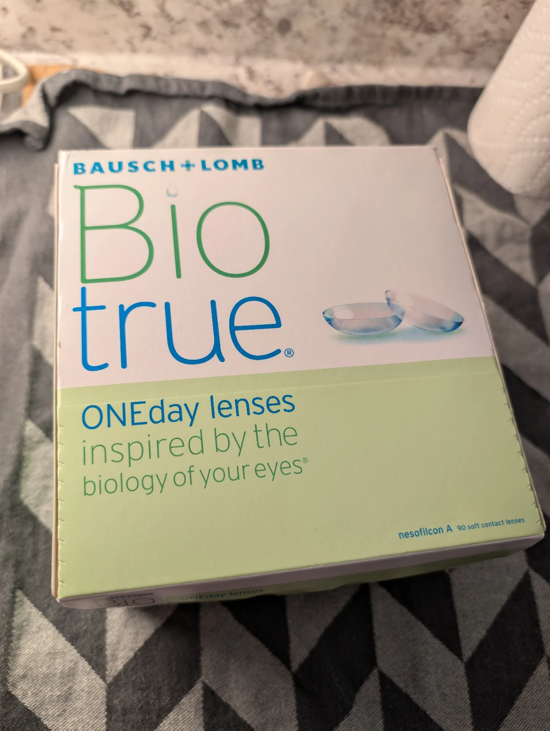 Biotrue ONEday soft contact lenses -6.25 90 x 3 sealed boxes