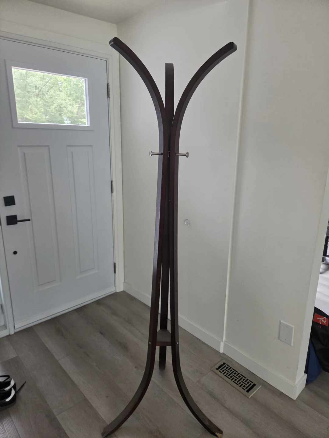 Dark Wood Coat Stand