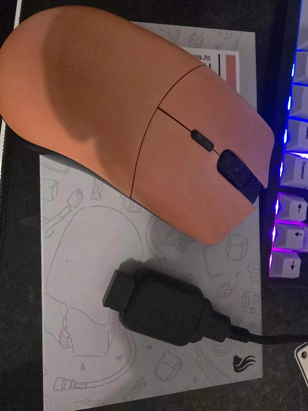 Glorious model o pro (red fox)