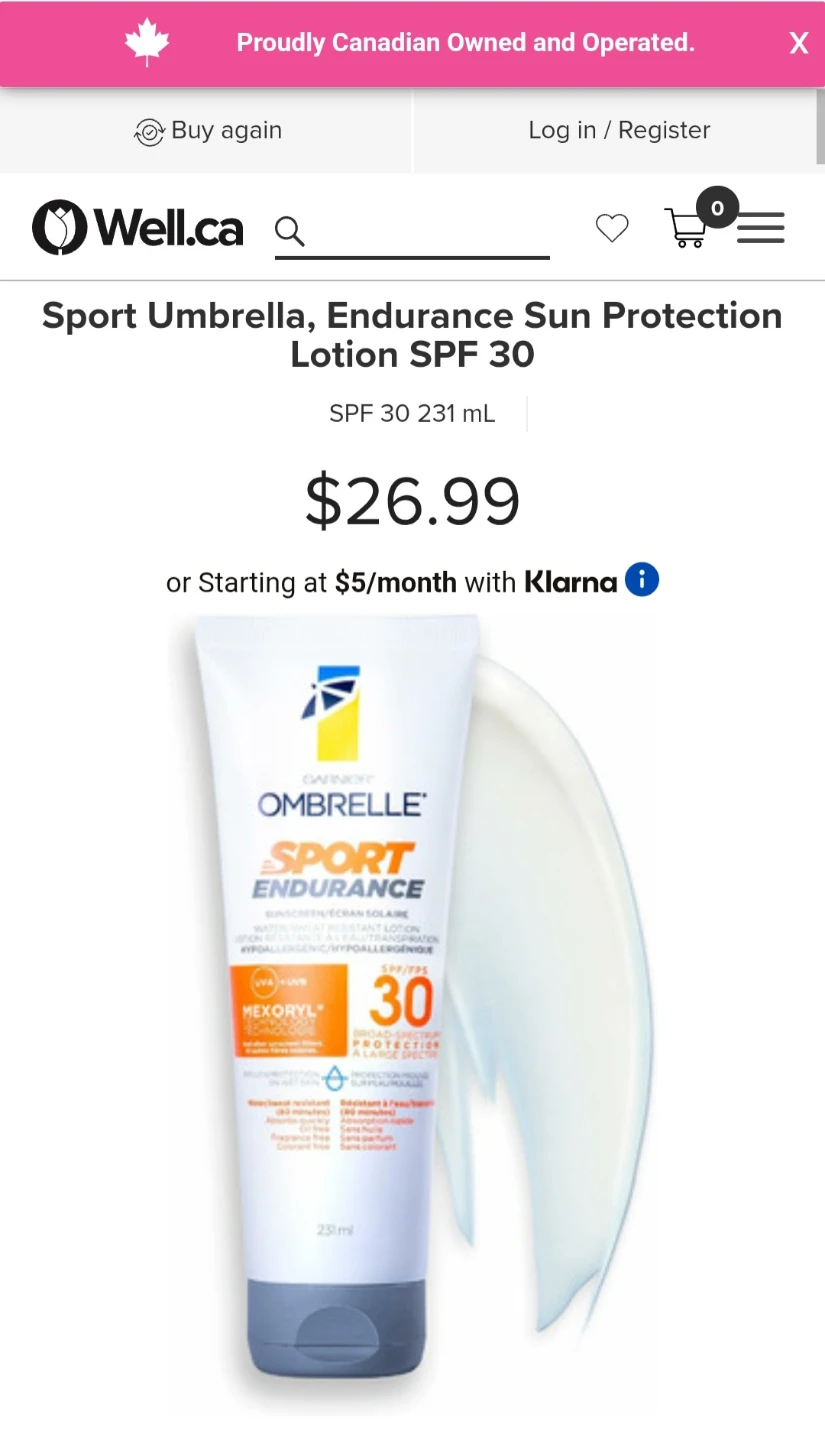 2 Tubes Garnier Ombrelle Sport Endurance Sunscreen SPF 30 - photo 4