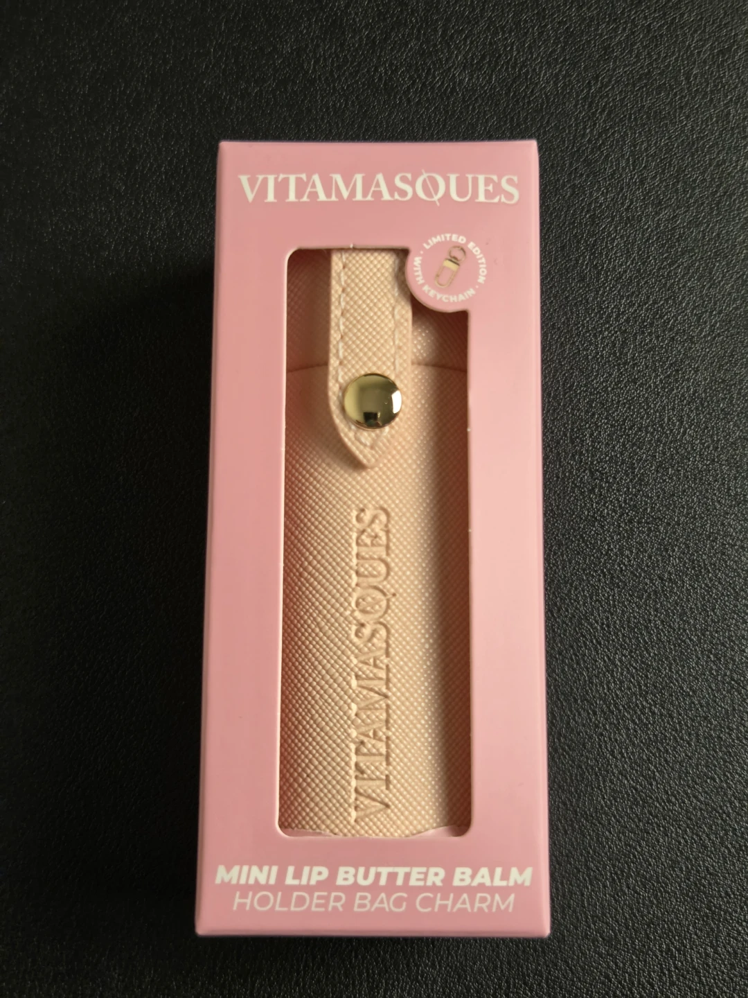 🏈 Vitamasques Mini Lip Butter Balm Holder Bag Charm 🏈