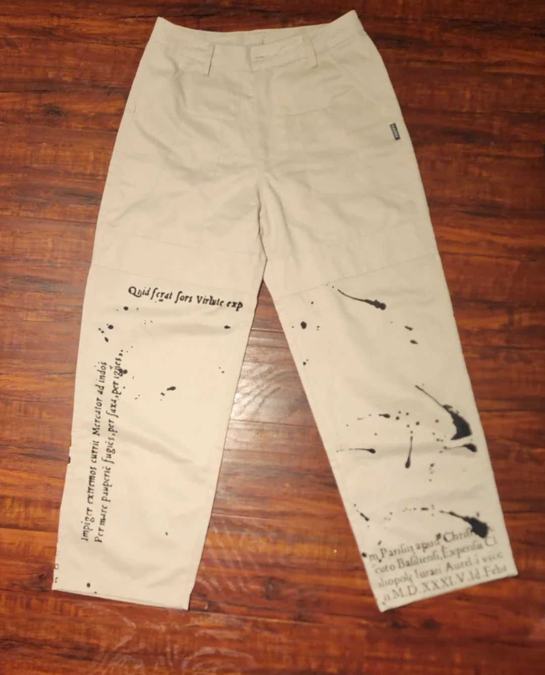 HADES Beige Printed Trousers