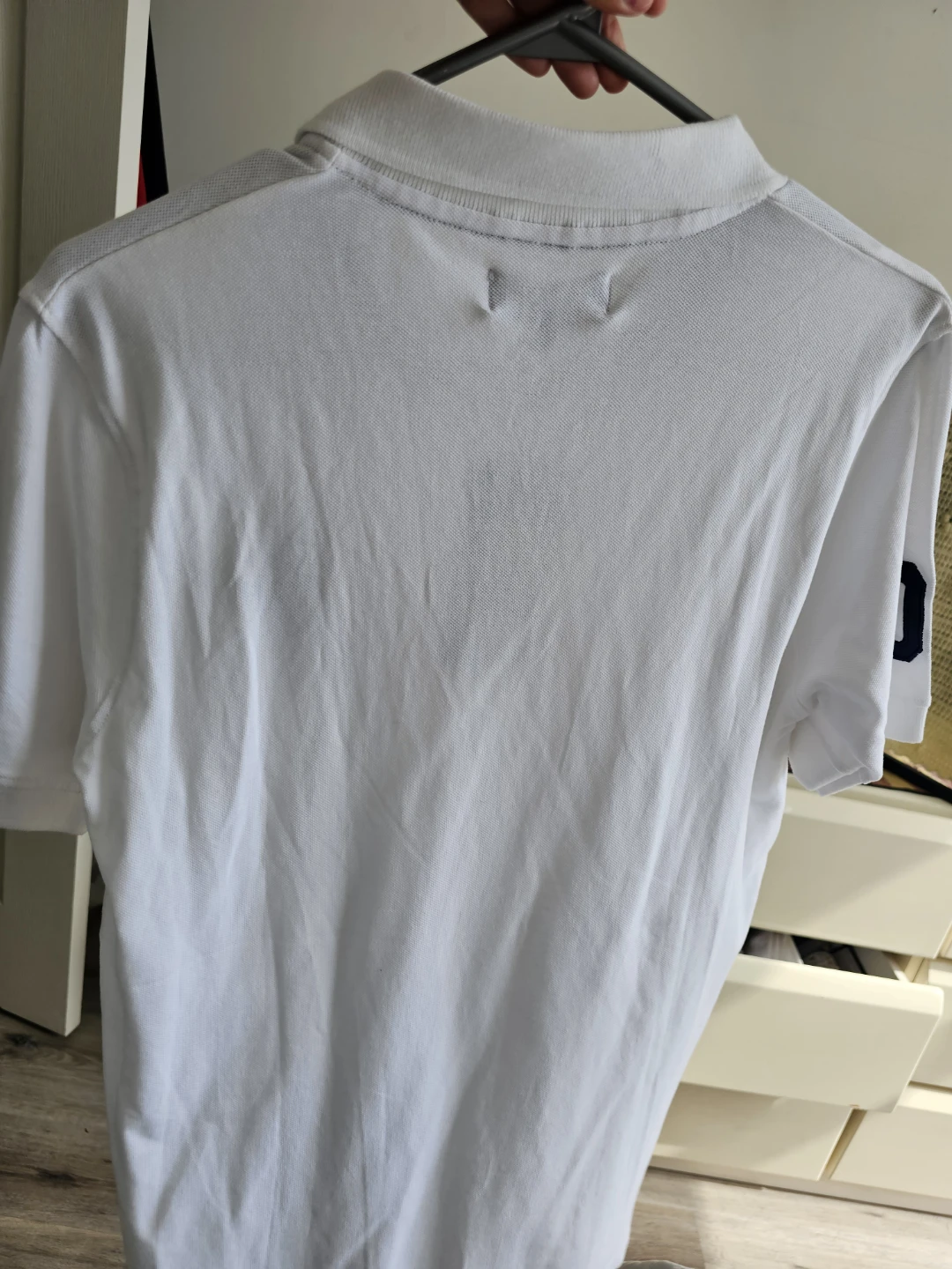 New U.S. Polo Assn. White Polo Shirt - Medium - photo 3