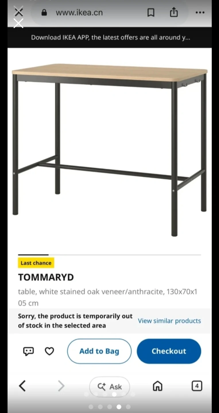 IKEA TOMMARYD Table - photo 4